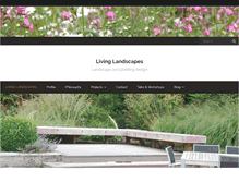 Tablet Screenshot of living-landscapes.com